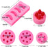 5Pcs Fruit Shaped Jelly Molds, 3D Mini Pineapple Strawberry Orange Blueberry Mulberry Candle Silicone Fruit Mold for Cupcake Decorating, Soap, Cho...