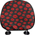 Women Red Kiss Lips Auto Seat Headrest Covers,Car Truck SUV Van Head Rest Covers Universal Fit- Set of 2 Driver & Passanger,Washable...