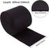 BENECREAT 19.7FTx5.5" Felt Fabric Craft Felt Fabric Roll Black Nonwoven Felt Roll for DIY Craft Patchwork Sewing, 3mm Thick...