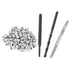 50pcs Thread Repair Installation Kit Stainless Steel Helicoil Type Set (M3 x 2D)...