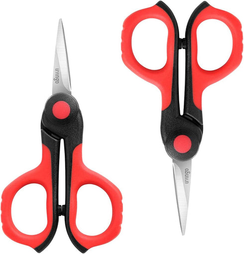 LIVINGO 4.5” Small Sharp Embroidery Scissors, Precise Detail Pointed Tip Stainless Steel Shears for Cutting Fabric, Needlework Thread Yarn Craft S...