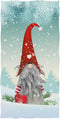 Naanle Cartoon Christmas Traditional Gnome Scandinavian Snowflake Highly Absorbent Soft Large Decorative Guest Hand Towel for Bathroom, Hotel, Gym...