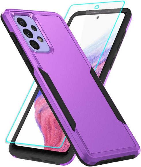 for Samsung A53 5G Case, Galaxy A53 5G Case with Screen Protector,Full Body Protection Durable Rubber Cover Phone Case for Samsung Galaxy A53 5G,P...