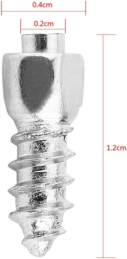 Tire Stud Screws, 100 Pcs 12mm Anti-Slip Screw Stud Wheel Tyre Snow Tire Spikes Screw in Tire Stud Trim Auto Accessories for Car Truck Auto Bike B...