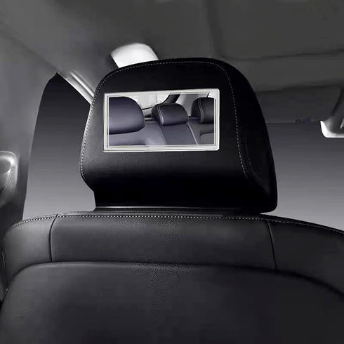 Auto Sun Visor HD Makeup Mirror,Portable Self-Adhesive Seatback Stainless Steel Mirror,Universal Car Interior Cosmetic Mirror...