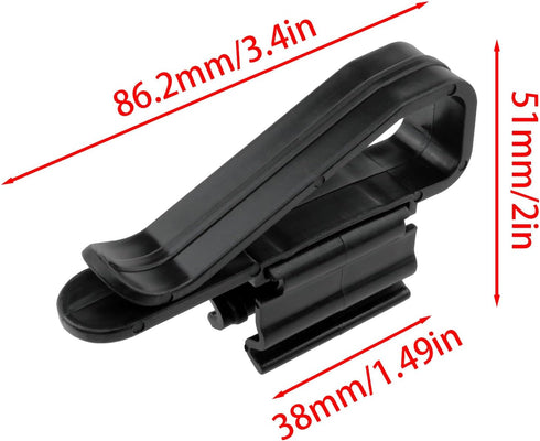 Fish Tank Water Pipe Clamp Fish Tank Mounting Clip Aquarium Fish Tank Hose Holder for Fish Tank Aquarium Water Tank Hose (Black) -6PCS...