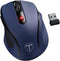 Wireless Mouse, D-09 Computer Mouse USB Cordless Mice for Laptop, Ergo Grips, Lightspeed 5-Level 2400 DPI, 16 Months Battery, Portable for PC Mac ...
