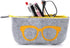 Soleebee 4 Pack Portable Eyeglasses Bag Case Soft Felt Zipper Glasses Purse Bag Makeup Storage Pouch...