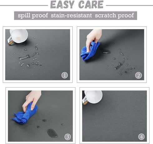 RYB HOME Waterproof Table Cloth for 6 ft Rectangle Tablecloth Scratch Resistant, Wrinkle Free Spillproof Washable Outdoor Indoor Table Cover Dinin...