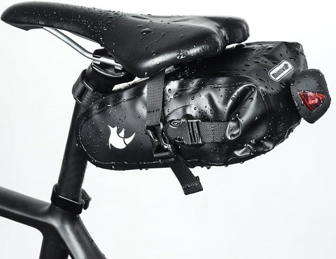 Rhinowalk Bicycle Saddle Bag, Waterproof Bike Bag Under seat Bag 1.5L Rainproof Mountain Road Bike Seat Bag Bicycle Bag Professional Cycling Acces...