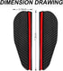 2 Pcs Carbon Fiber Car Side Mirror Rain Eyebrow Guard, Car Rearview Mirror Rain Brow, Waterproof Rearview Mirror Smoke Cover, For SUV, Truck, Car,...