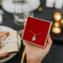 10 PCS Self Adhesive Felt Sheets, 8.3" x 11.8" Velvet Flock Backing Paper Liner Felt Wallpaper for Jewelry Drawer Craft Box Felt Liner (Red)...