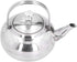 Tea Kettle Stainless Steel Coffee Pot Stove Top Teapot Tea Coffee Pot Kettle for Kitchen Cafeteria Hotel Restaurant (14cm)...