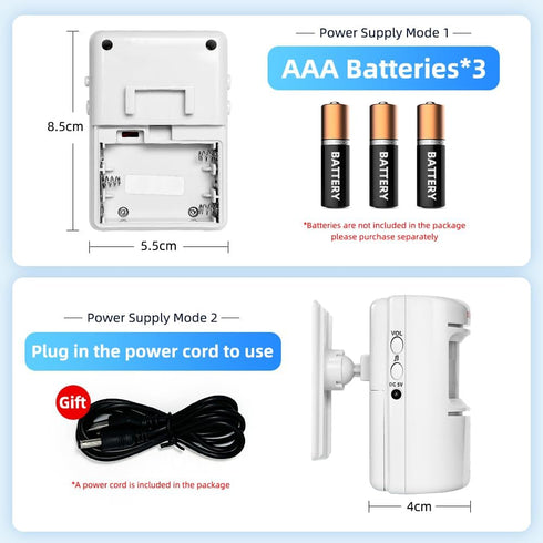 PIR Motion Sensor Door Bell Shop Visitor Alert Chime Dingdong Welcome Alarm Burglar motion detector...