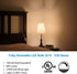 DEWENWILS 8-Pack Dimmable LED A19 Light Bulb, Soft White Light with Warm Glow, 800 Lumen, 2700K, 10W (60 Watt Equivalent), E26 Medium Screw Base, ...