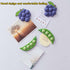 Fruit Magnetic Refrigerator Sticker, Creative Particle Magnetic Sticker (Blueberry, 2 Pcs)......