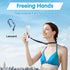 Portable Handheld Fan,6 Speeds 2400mAh Mini Desk Fan Foldable USB Design Rechargeable,Up to 6H Use Time, Personal Small Cooling Fans for Makeup Ey...