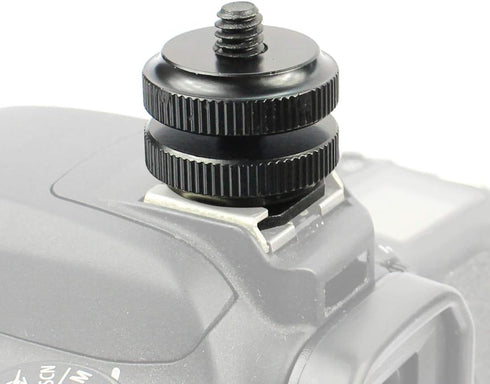 BGNing 1/4'' Camera Hot Shoe Mount Adapter Shoe Interface Tripod Screw Adaptor Flash Hot Shoe Mount for DSLR Camera Compatible with GoPro (2pcs)...