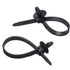 30 Pcs Car Wire Tie Straps Nylon Push Mount Clips Cable Tie Fixed Clamps Fastening Zip Strap Self-Locking Plastic Tie Wrap Fasteners Universal (Le...