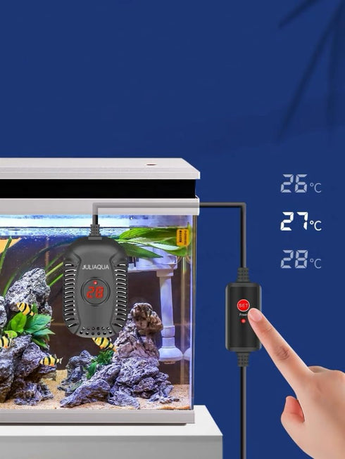 Aquarium Heater with Temperature Display, Adjust Aquarium Heater, Heating Rod for Fish, Heater for Turtle 25W/50W/100W/150W...