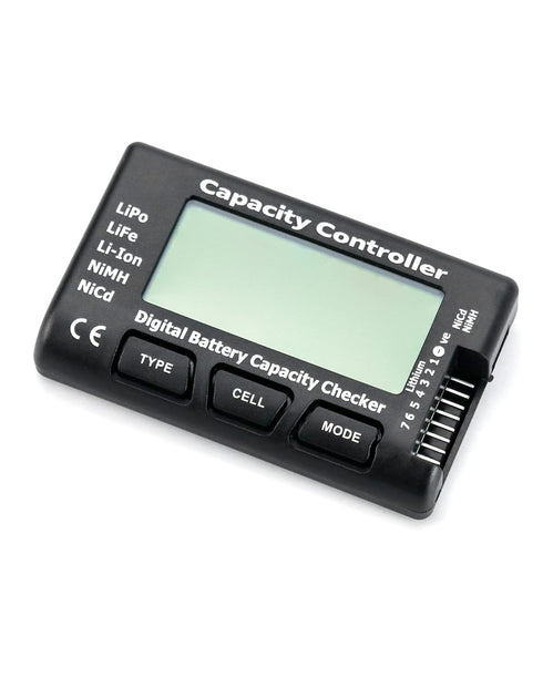 QWORK RC Cellmeter 7 Digital Battery Capacity Checker, Controller Tester Voltage Tester Battery Capacity Checker for LiPo Life Li-ion NiMH Nicd Ba...