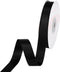 VATIN Double Face Black Satin Ribbon 5/8" Continuous 25 Yards,Black Polyester Fabric Ribbon use for Bows Bouquet, Gift Wrapping, Floral Arrangemen...