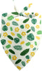 Hawaiian Dog Bandana Green Dog Bandana Flowers Dog Bandana Funny Dog Bandana Summer Puppy Bandana Pet Scarf for Dog Photo Prop Pet Accessories for...