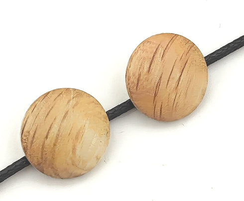 20pcs Brown Wooden Buttons with Metal Shank Round Buttons for Sewing DIY Crafts Manual Buttons Painting Scrapbooking Handmade Making Supplies 18mm...