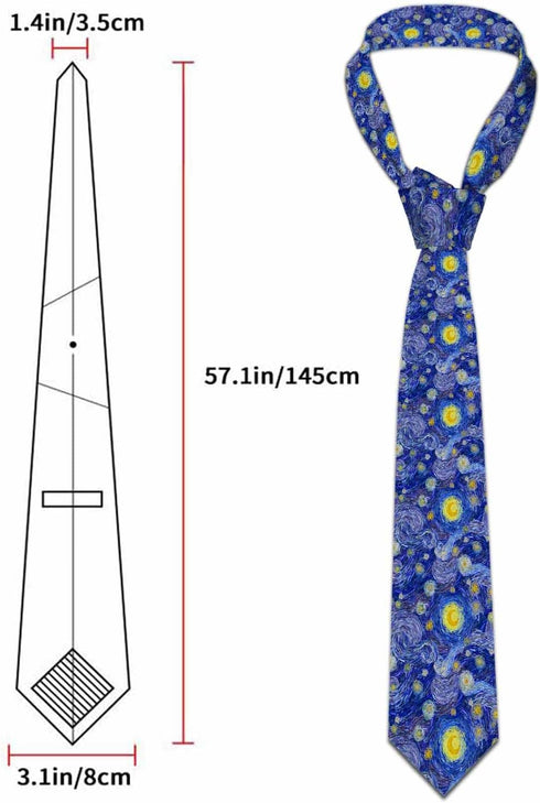 White Floral Mens Tie Botanical Romantic Printed Floral Men's Necktie Ties for Mens Daily Wedding Party Business...