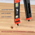 Lionz Miter Saw Protractor, 14' Multifunction Angle Finder,Measuring Level, Picture Hanging Tool with Precision Laser Scales Compass, Gift For Fat...