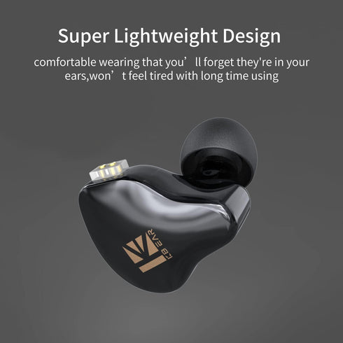 keephifi KBEAR KS1 Earphone with Microphone in Ear Monitor Headphones DD Earbuds KBEAR Earbuds IEM Earphone in Ear 3.5mm Jack Earbuds Wired for Ph...