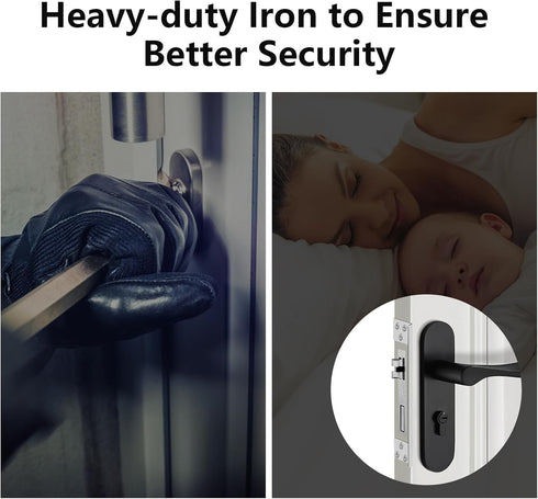 L-Shaped Security Reinforcement Striker Plates Stainless Steels Outswing Door Security Protector Door Latch Guard Extra Security Home Security Doo...