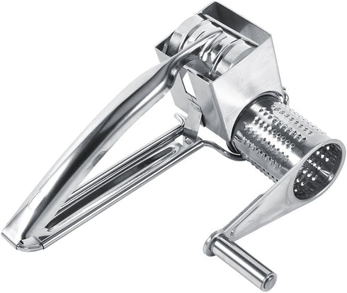 Cheese Grater, Multipurpose Stylish Design Kitchen Stainless Steel Rotary Cheese Grater Shred Tool...