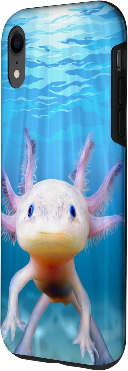 iPhone XR Axolotl Mexican Walking Fish Cute Amphibian Axolotl Case...
