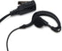 G-Shape Ear Earpiece Headset with PTT Button & Mic for Kenwood Radio NX-200 TK-180 TK-380 TK-480 TK-2180 TK-3180 TKR-830 Multi-pin...