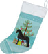 Caroline's Treasures BB9282CS Friesian Horse Christmas Christmas Stocking, Teal Fireplace Hanging Stockings Christmas Season Party Decor Family Ho...