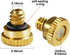 Brass Misting Nozzles for Garden Cooling System 0.03" (0.8 mm) 10/24 UNC (22 PCS) (0.03'')...