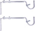 Kenney Adjustable Bracket, for 3/4" Curtain Rod, Satin Nickel, 2 Pack...
