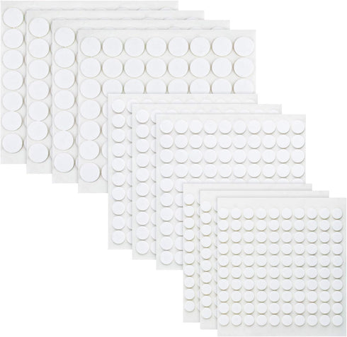 WANDIC 824 Pcs Sided Adhesive Foam Dots, 10 Sheets 3 Sizes Dual-Adhesive Foam dots Round 3D Pop Foam Dots Adhesive Mount for Scrapbooking Office C...