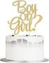Boy or Girl Cake Topper - Glitter Baby Shower Party Decorations Supplies (Gold)...