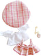 niannyyhouse Berets Suspender Skirt White Shirt Dressup 7.8in/20cm Plush Doll Clothes (Pink)...