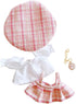 niannyyhouse Berets Suspender Skirt White Shirt Dressup 7.8in/20cm Plush Doll Clothes (Pink)...