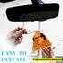 Pounchi Funny Meme Car Air Freshener Cards (8 Pack Refreshing Ice Scent) Funny Accessories for Car Interior Hanging Gift Rearview Pendant Supplies...
