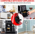 Cord Organizer for Kitchen Appliances, 6 Pack High-Adhesion Cord Winder Cord Holder with 5 Ft Cable Tie for Small Home Appliances, Mixer, Blender,...