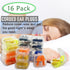 Ear Plugs for Sleeping,16 Pairs Noise Canceling Soft Reusable Silicone Earplugs Waterproof Noise Reduction Earplugs for Concert,Swimming,Study,Lou...