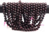 8mm Natural Garnet Stone Round Loose Stone Beads for Jewelry Making DIY Crafts Design 1 Strand 15" APPR.43-45pcs...