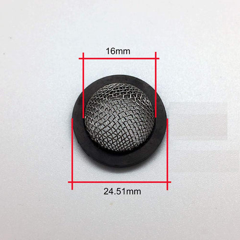 40 Pieces Hose Washers with Screen Hose Washers with Stainless Steel Filter Screen Use for 3/4 inch Garden Hose and 5/8 inch Washing Machine Conne...