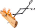 AMAGABELI GARDEN & HOME 26" Long Firewood Tongs Log Grabber for Fireplace Fire Pit Campfire Bonfire for up 12'' Thick Logs Heavy Duty Wrought Iron...