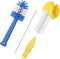 Amazer Bottle Brush Cleaner Set, Water Bottle Brush with Straw Brush and Sponge Brush for Cleaning, Bottle Scrub Brush for Water Bottles, Glasswar...