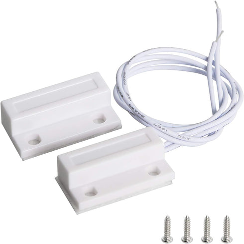 Aoje-Link RC-38A NO Wired Magnetic Door Switch Window Sensor Alarm for Home Security Access Control and Burglar Alarm Systems White 1pcs...